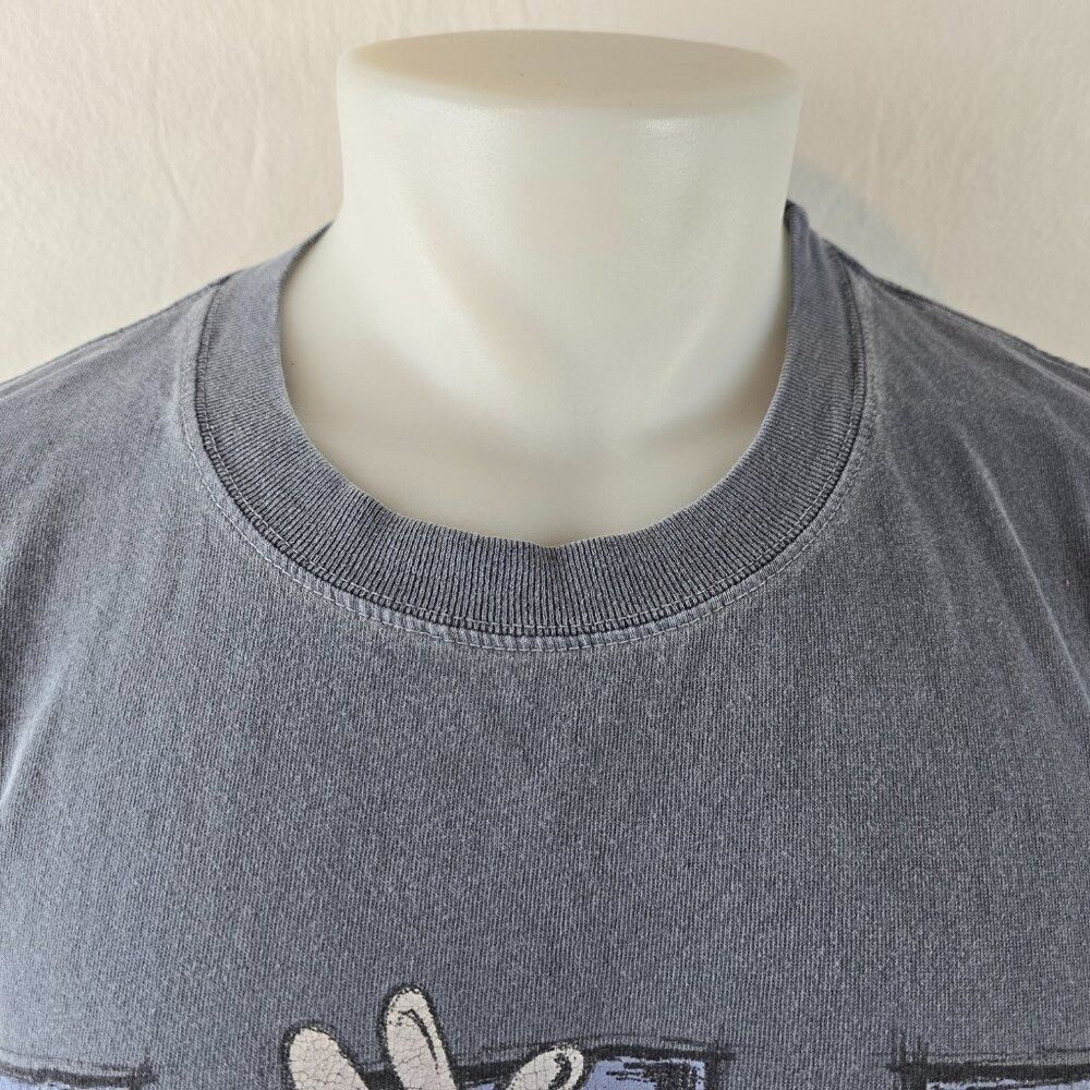 Mickey Inc Graphic T Shirt Mens XL Blue Disney Mickey Mouse Graphic Tee USA Made - Picture 2 of 9